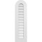 Ekena Millwork Round Top Surface Mount PVC Gable Vent: Non-Functional, w/ 3-1/2"W x 1"P Standard Frame, 12"W x 42"H GVPRT12X4201SN - alternate 1